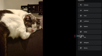 editing options in google photos