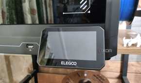 The touchscreen display on the Elegoo Centauri Carbon