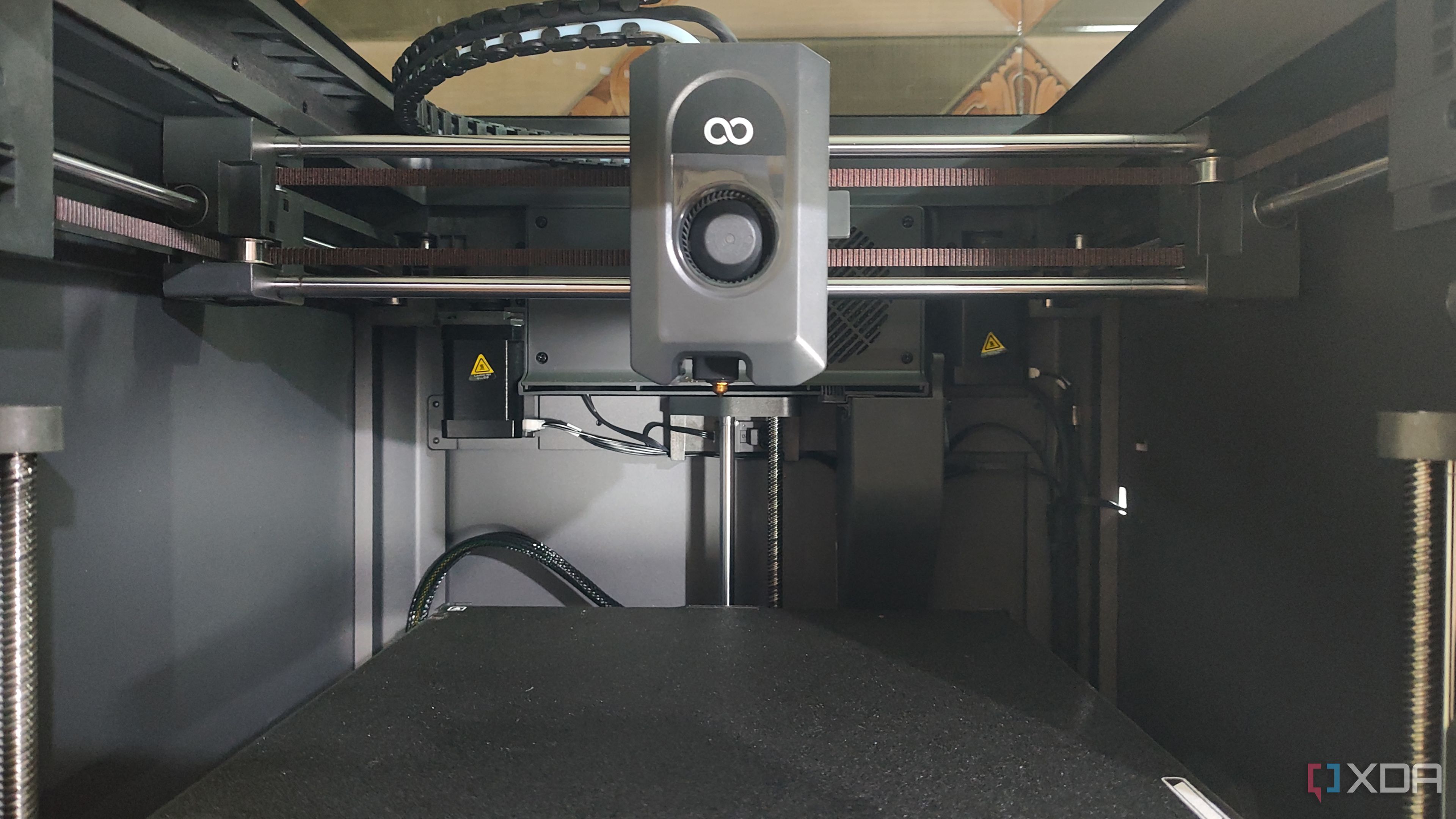 The insides of the Elegoo Centauri Carbon