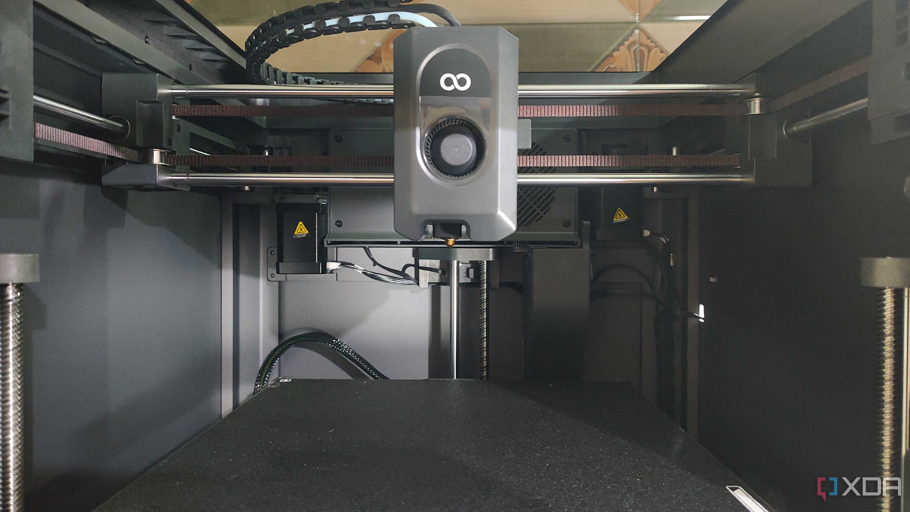 The insides of the Elegoo Centauri Carbon