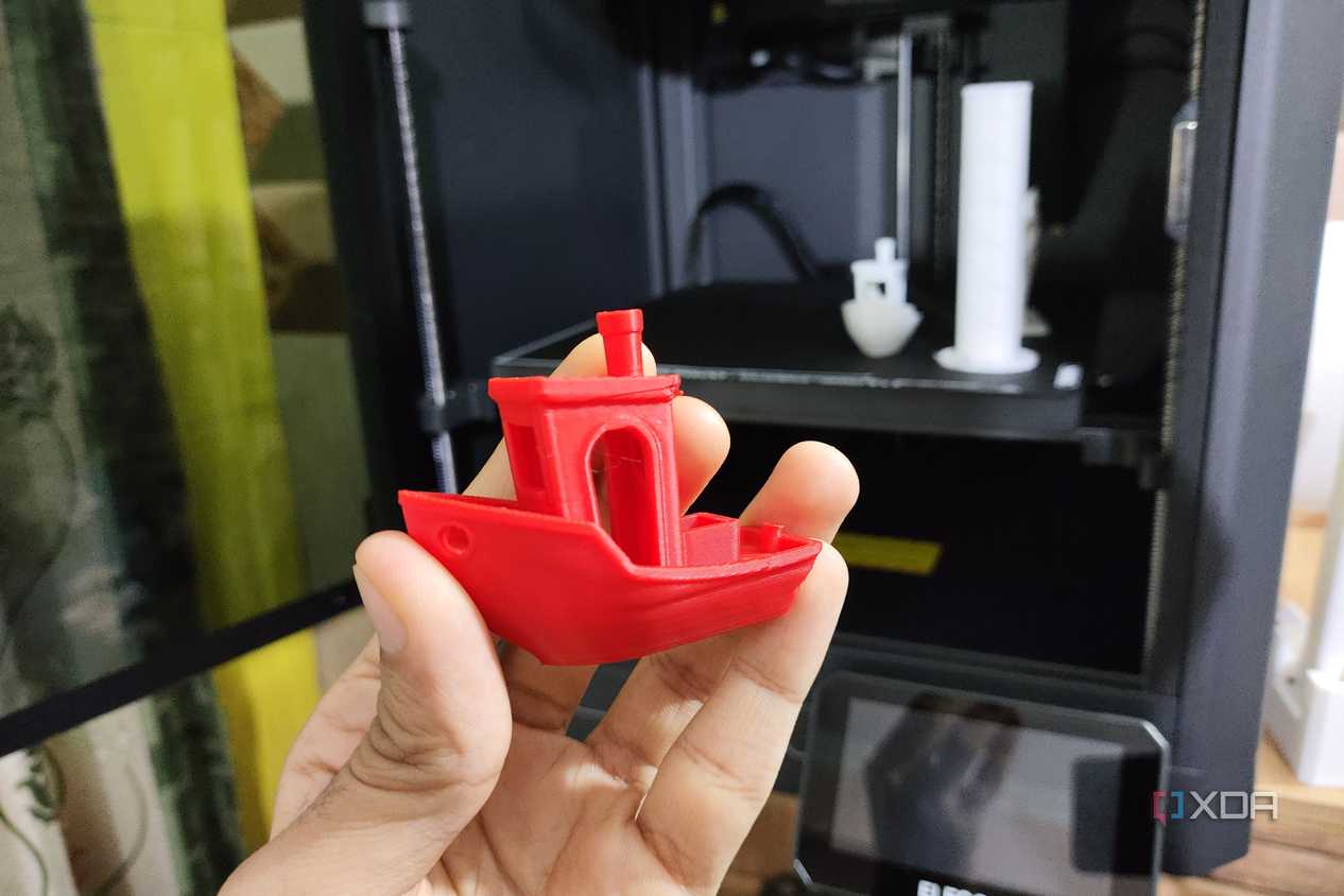 A model 3D printer with the Elegoo Centauri Carbon