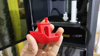 A model 3D printer with the Elegoo Centauri Carbon