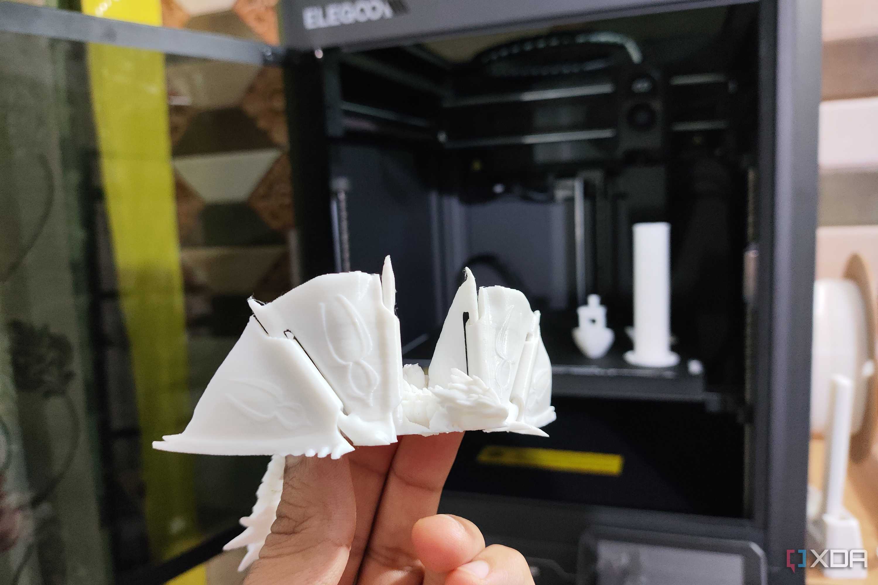 A model 3D printer with the Elegoo Centauri Carbon