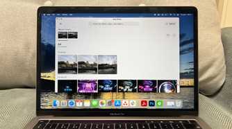 Ente Photos album on MacBook
