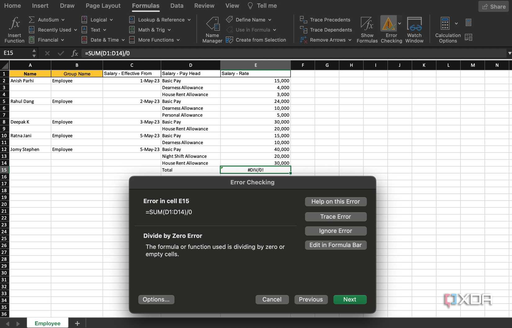 5 simple ways to identify and fix errors in your Excel spreadsheet