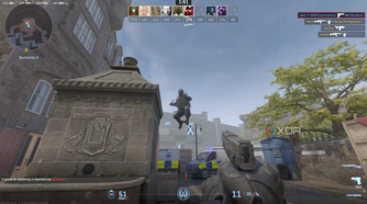 A screenshot highlighting casual Counter-Strike 2 Deathmatch gameplay.