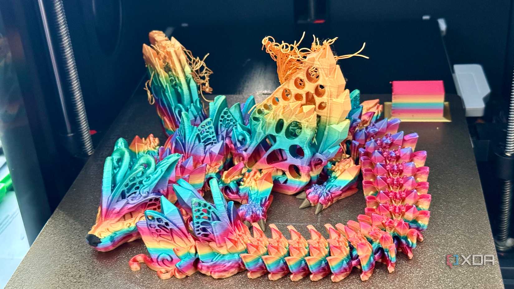 Failed dragon 3D printing