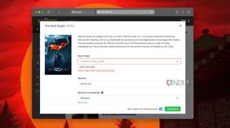 Find and add movies in Radarr