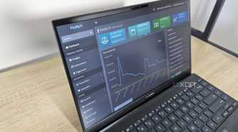 firefly iii dashboard on a laptop