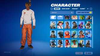 An image from the game Fortnite, showing late artist Juice Wrld as a selectable character.