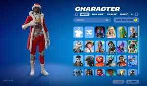 An image from the game Fortnite, showing rapper Snoop Dogg as a selectable character.