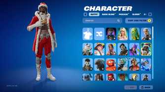 An image from the game Fortnite, showing rapper Snoop Dogg as a selectable character.