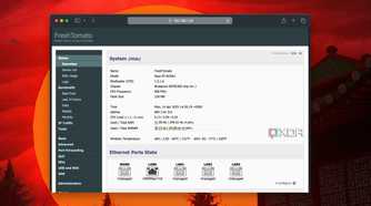 Screenshot of FreshTomato custom firmware on ASUS RT-AC66U router