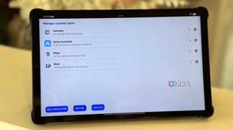 fully kiosk showing setup of custom launcher