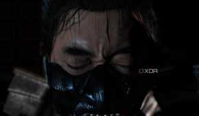 A screenshot from Ghost of Tsushima, showing Jin looking emotional as he wears the mask of the ghost.