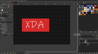 GIMP create color fill layer