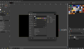 GIMP create new pattern layer