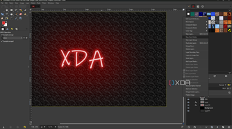 GIMP New From Visible function