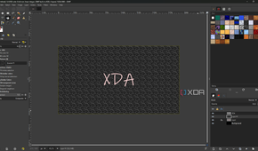 GIMP select pattern fill