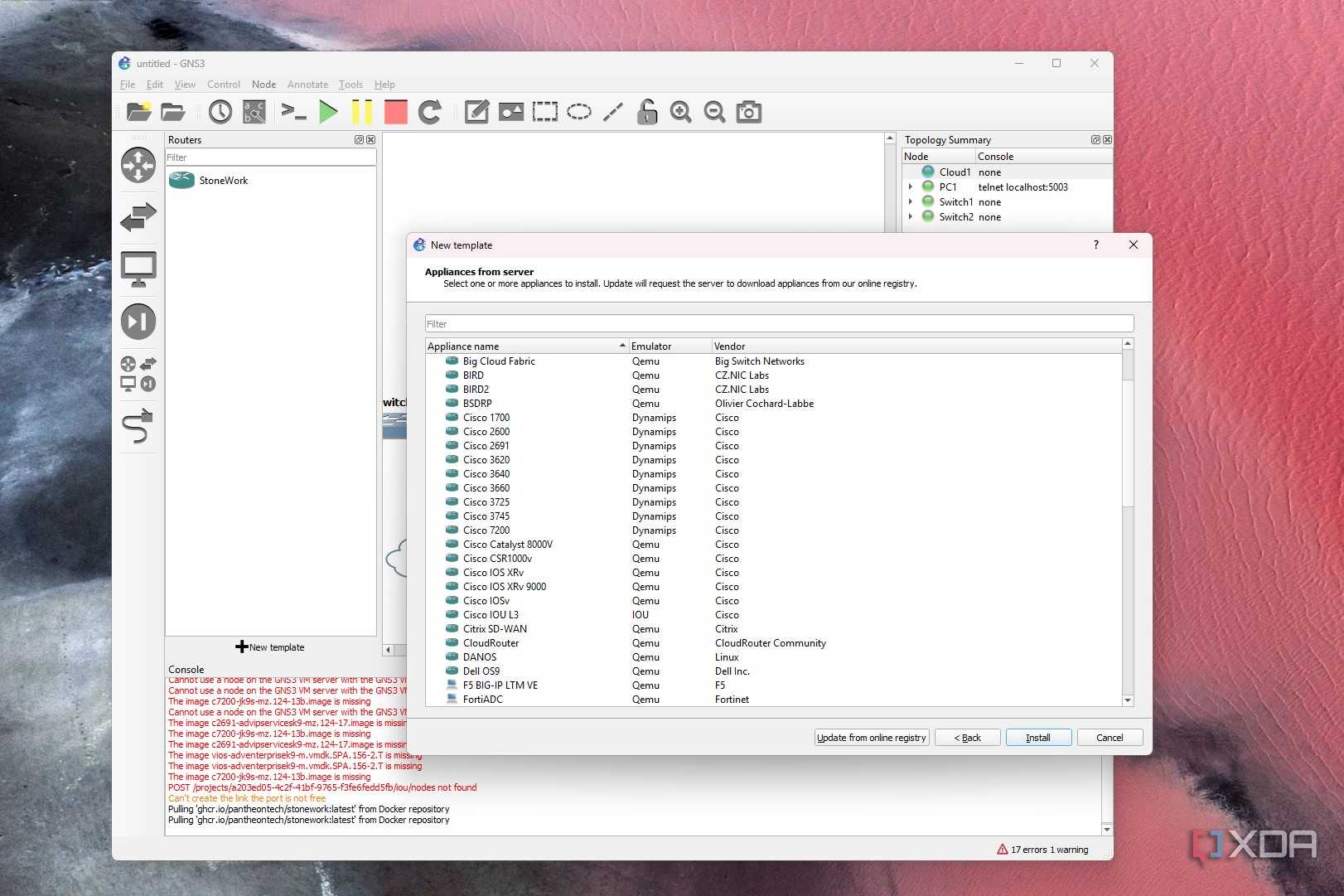 gns3-add-router