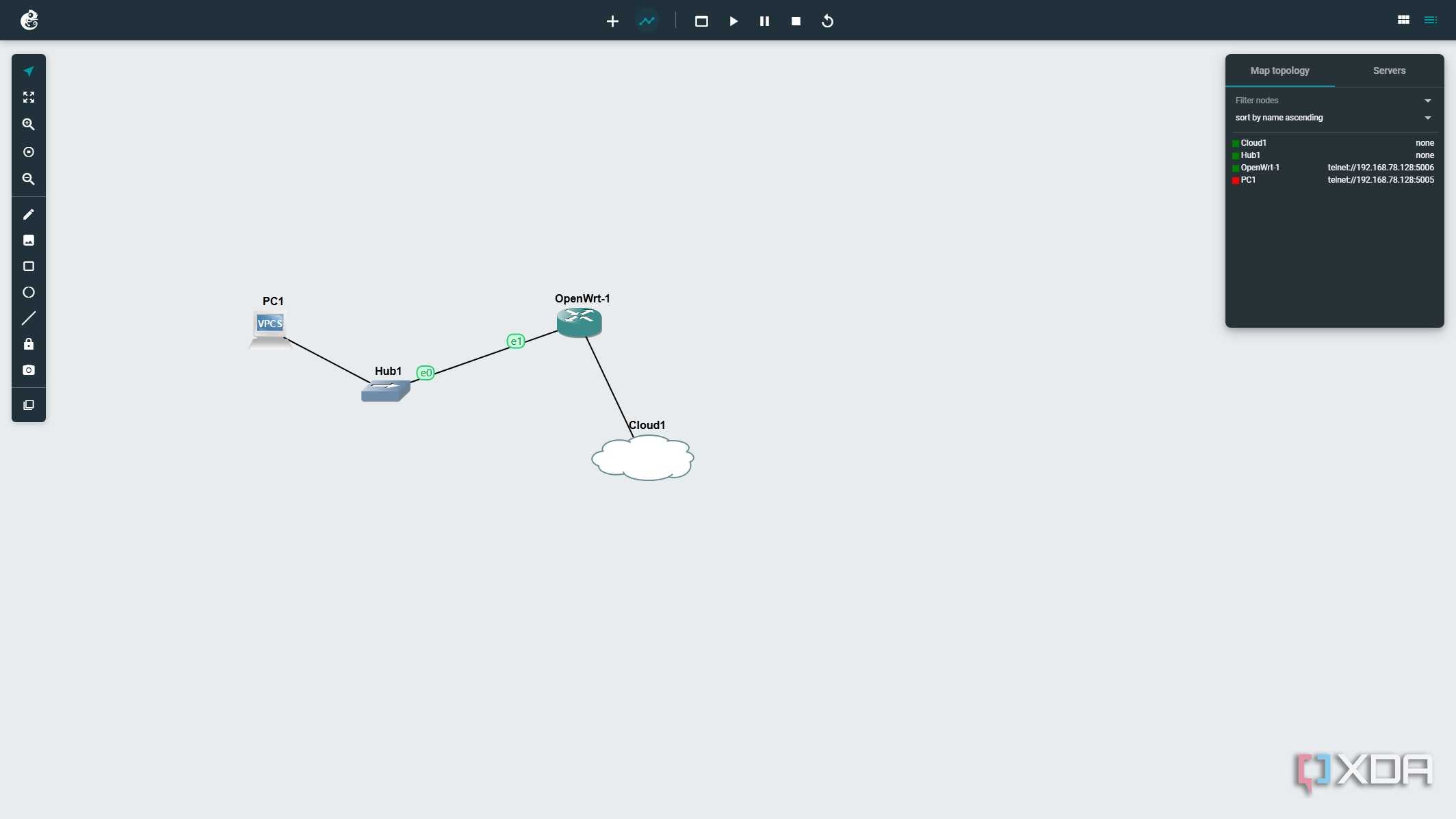 gns3-simple-network-diagram