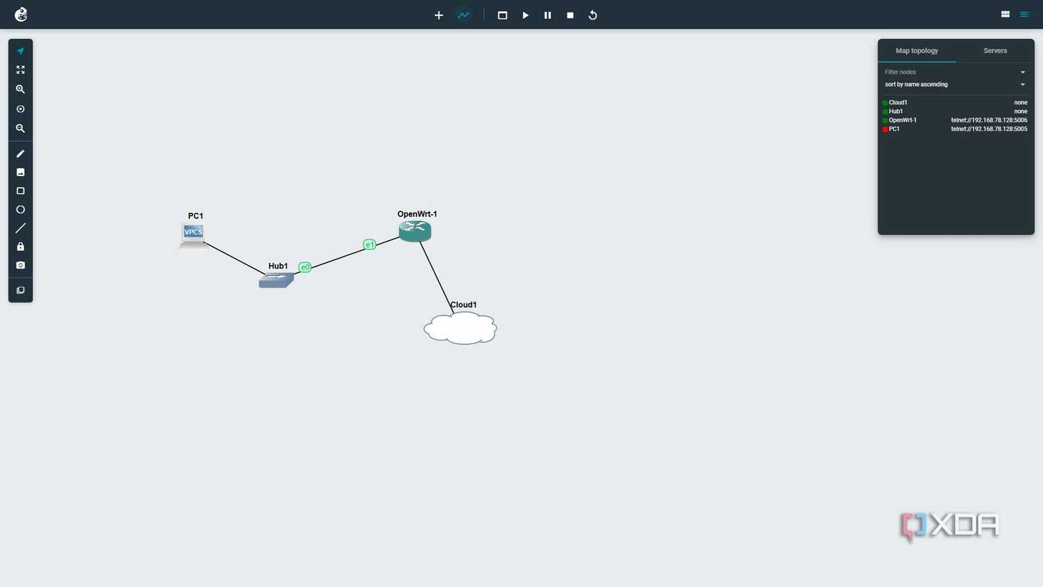 gns3-simple-network-diagram