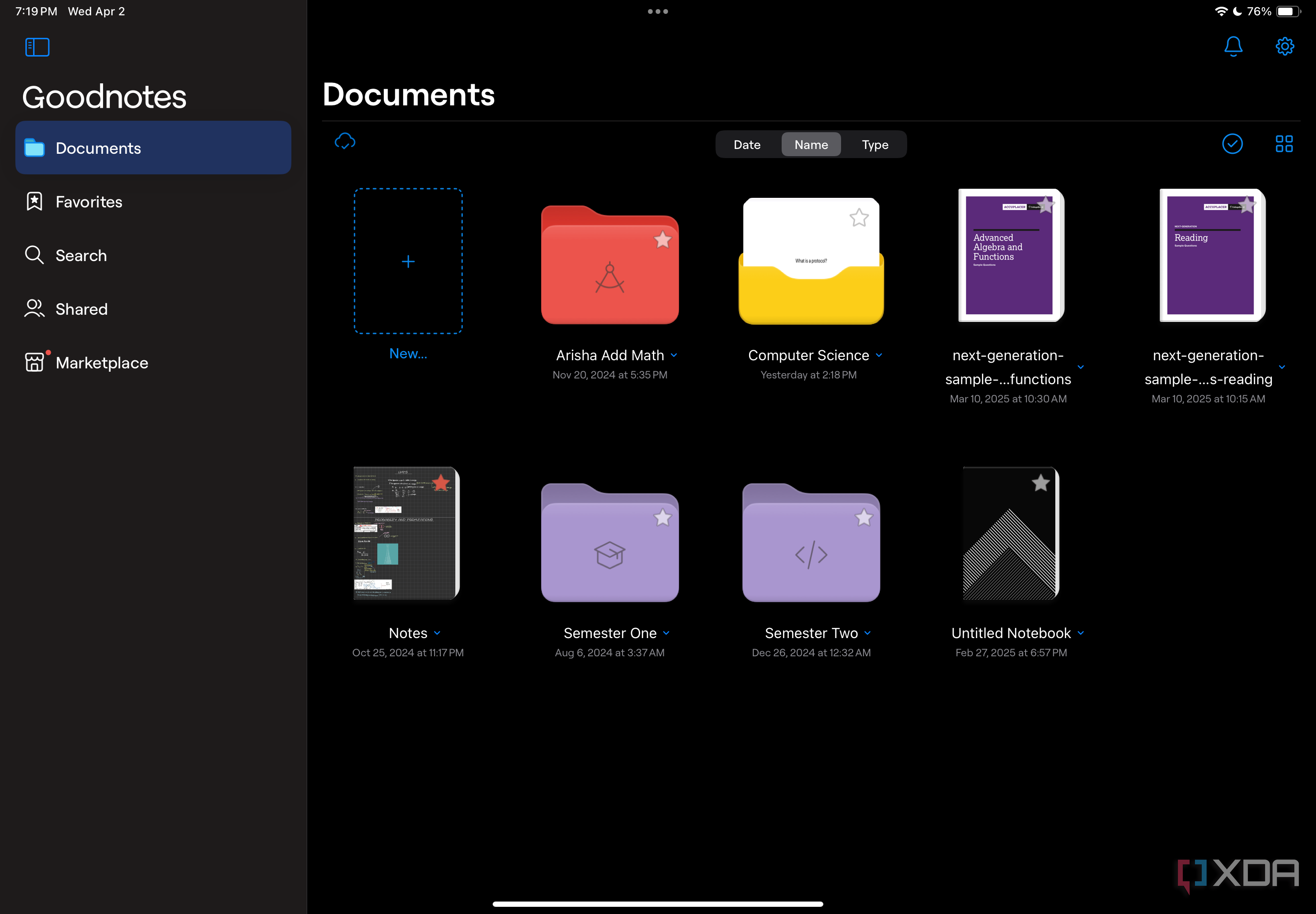Goodnotes-Documents-tab