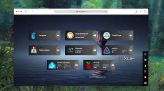 A screenshot of self-hosted apps with live details on a Heimdall dashboard