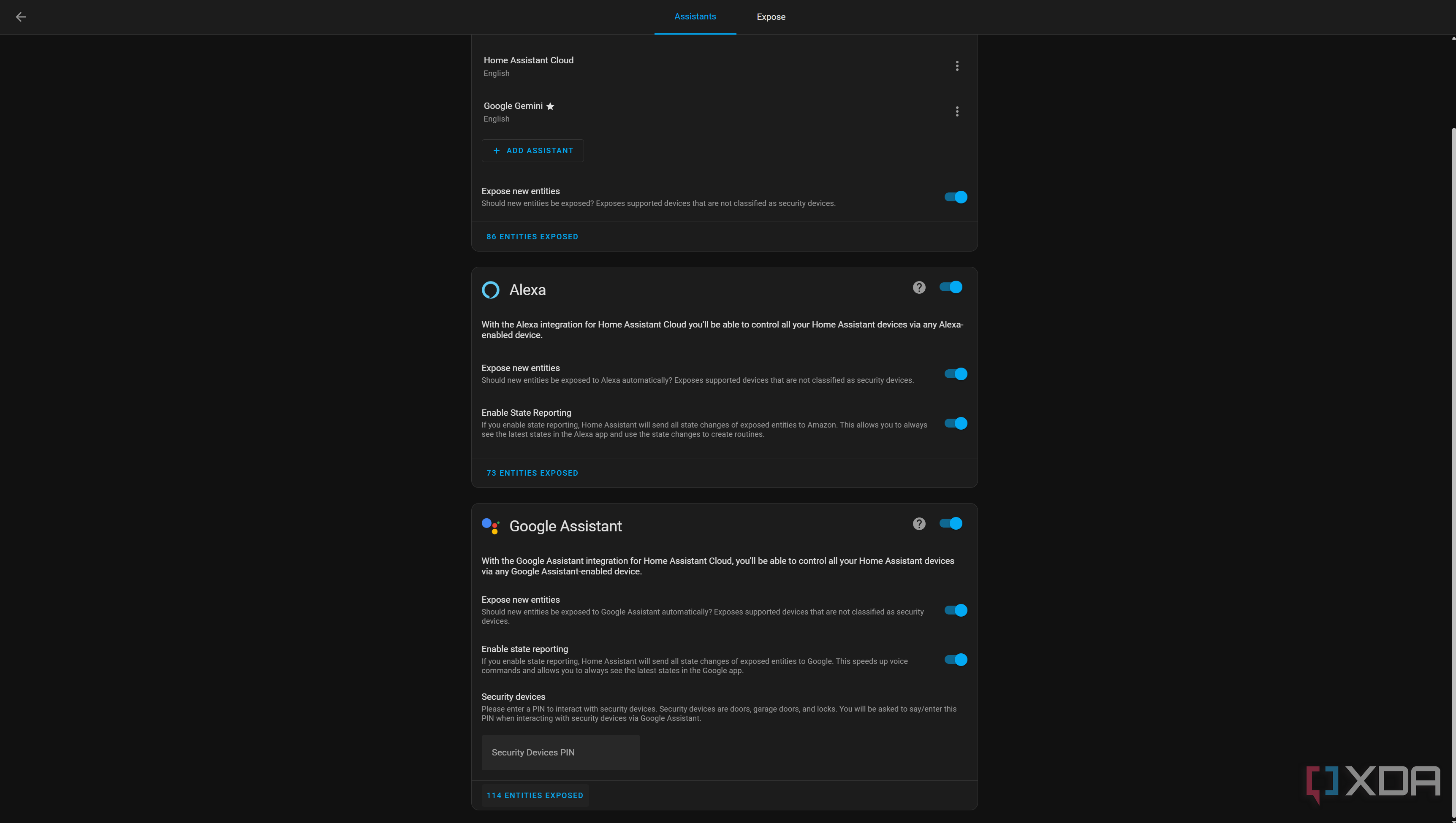 Home Assistant voice assistant options
