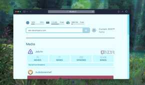 Screenshot of Using the search bar in Homepage dashboard
