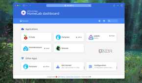 Status indications for apps on Homer Dashboard