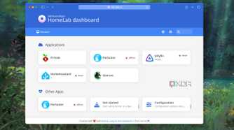Status indications for apps on Homer Dashboard