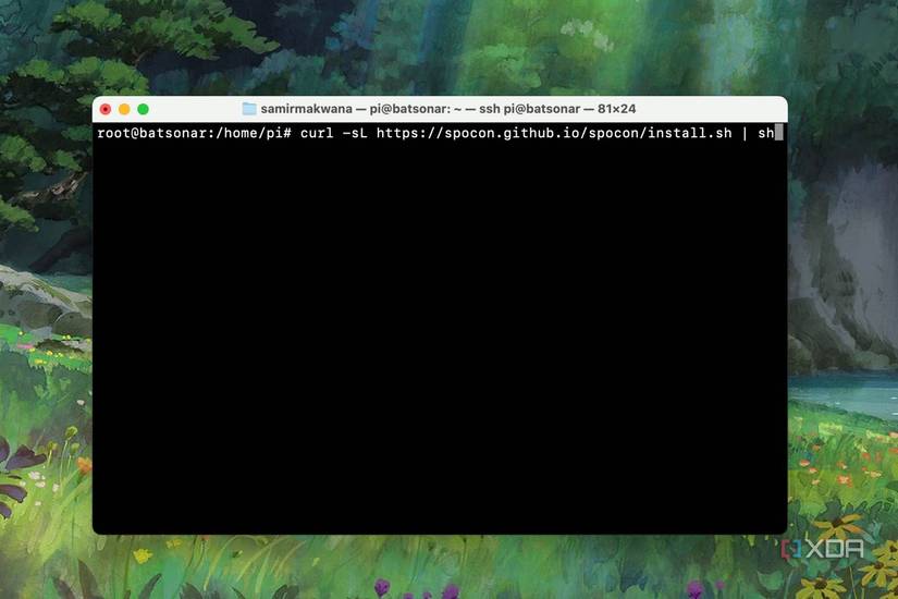 Use SpoCon repository and dependencies installation script in Terminal