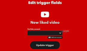 liked video trigger on ifttt