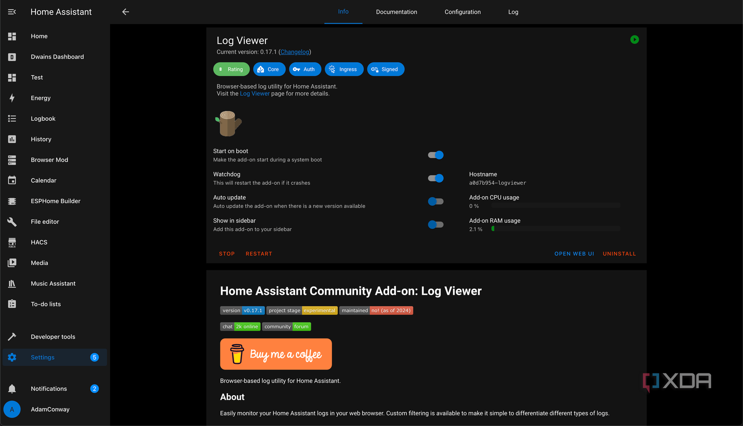 log-viewer-home-assistant-add-on