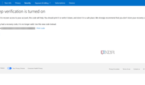 Microsoft 2 factor authentication turned on