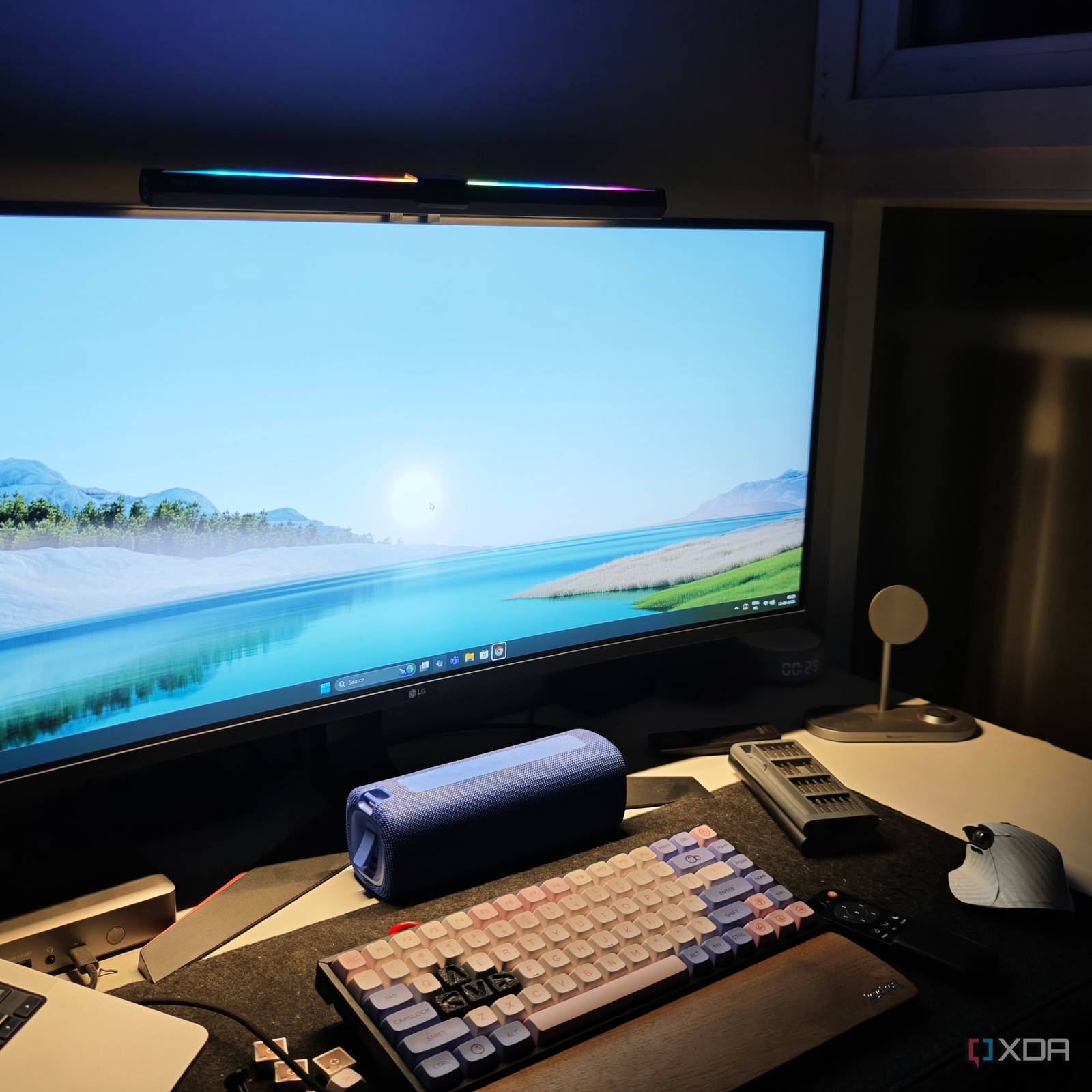 I got a light bar for my monitor, and you should too