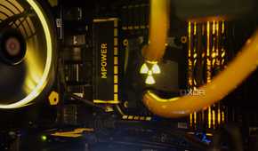 yellow and black themed pc build