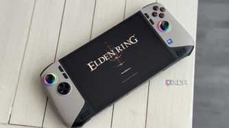 msi claw 8 ai plus showing elden ring