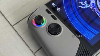 msi claw 8 ai plus closeup of left controls
