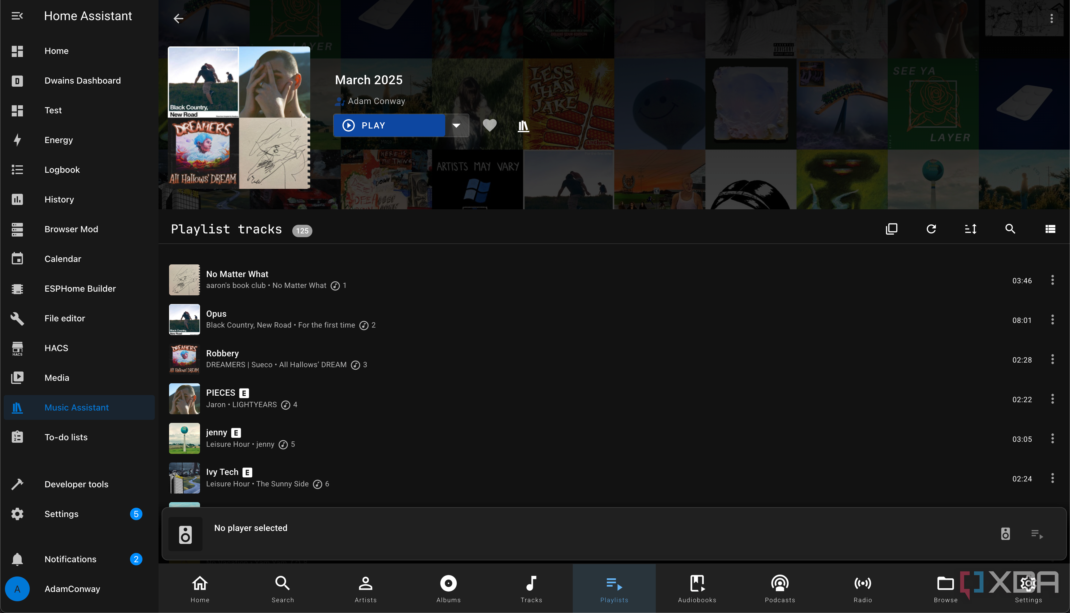 music assistant home assistant add-on