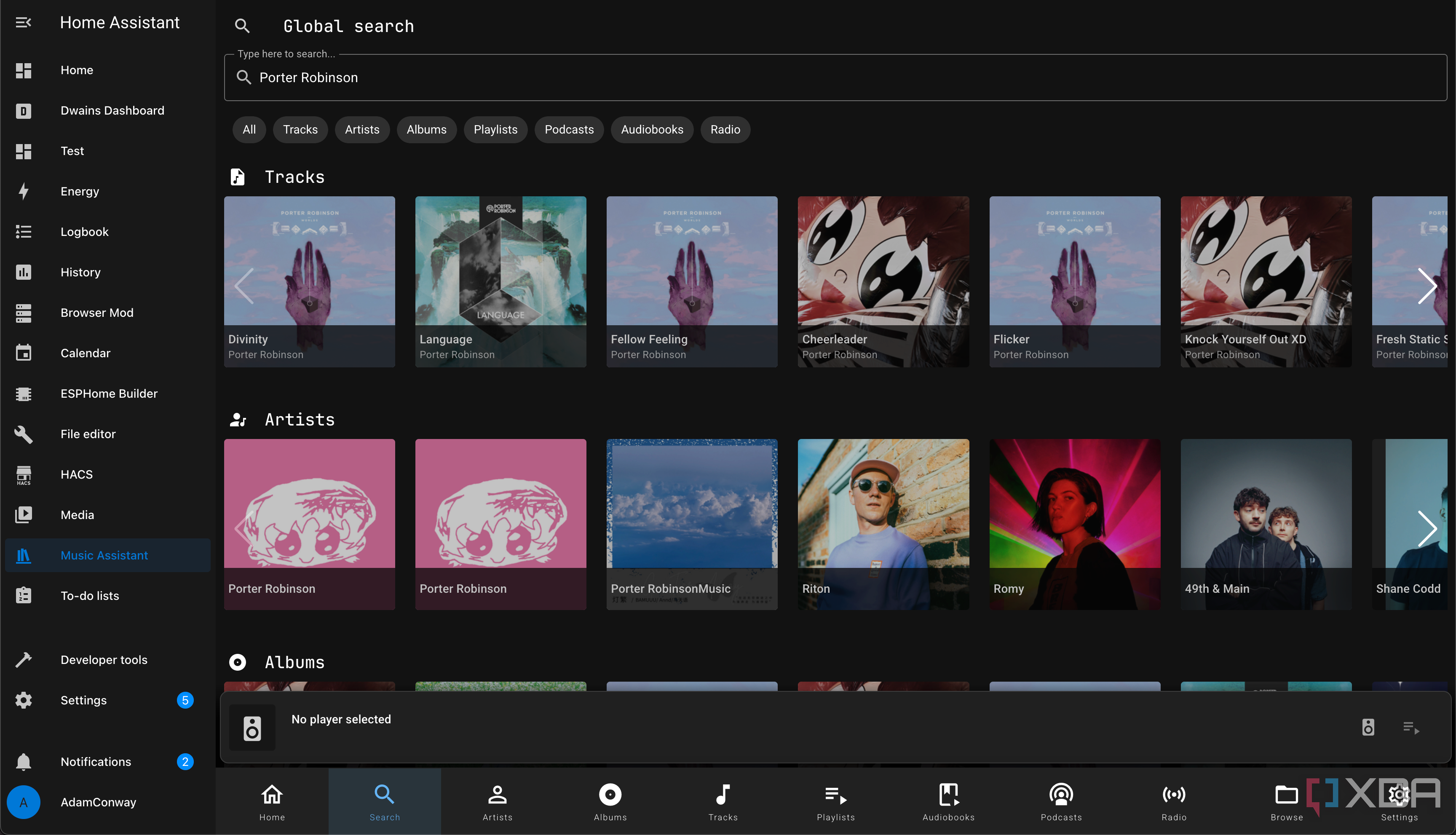 music assistant home assistant add-on
