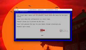 A screenshot of Nginx SSL configuration options script for Passbolt