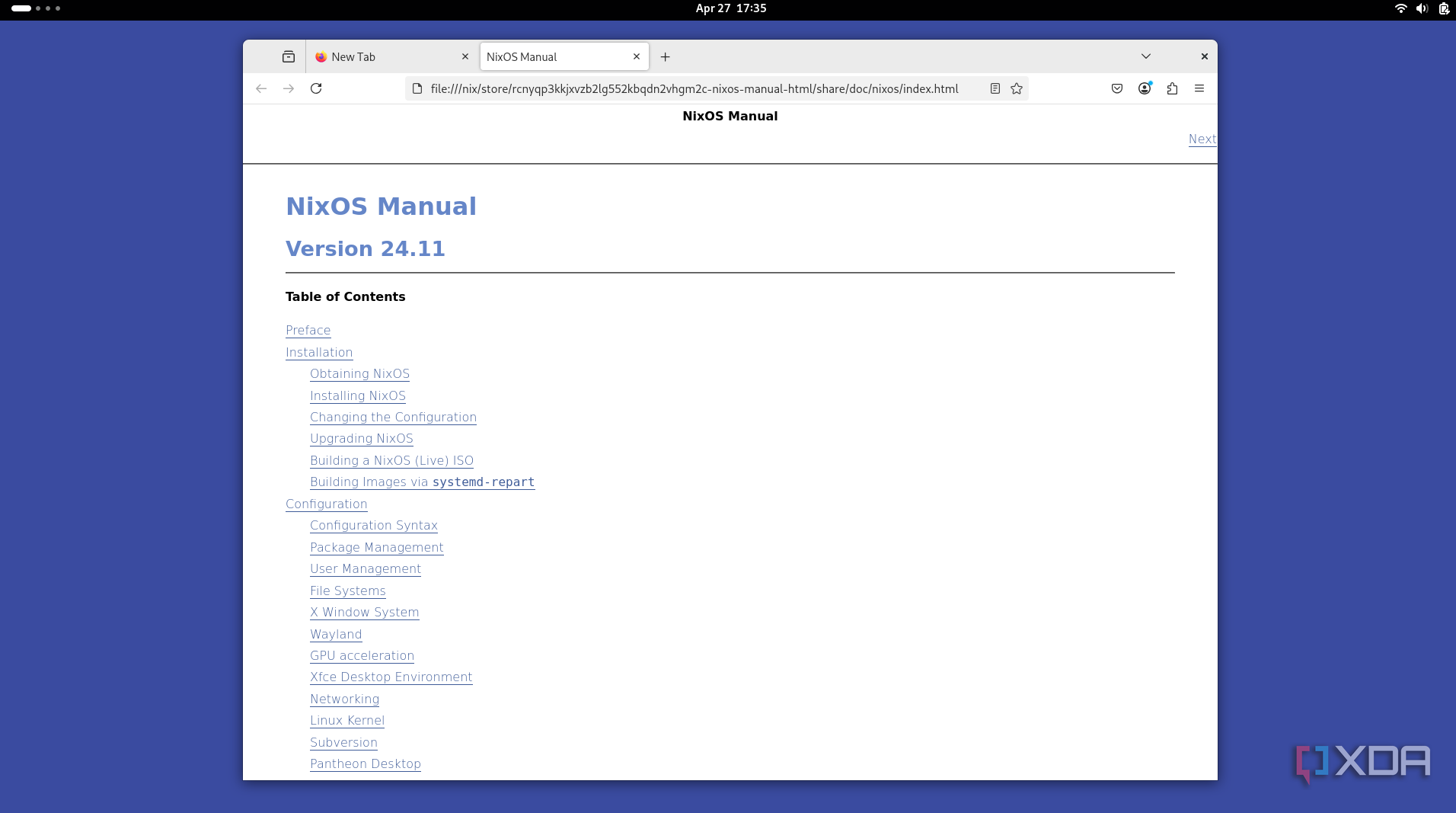 nixos user manual
