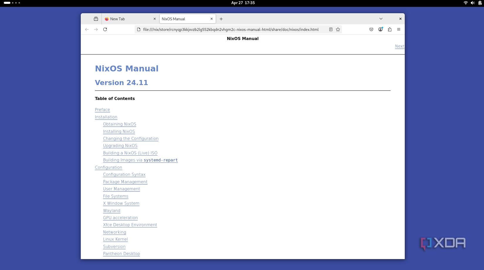 nixos user manual