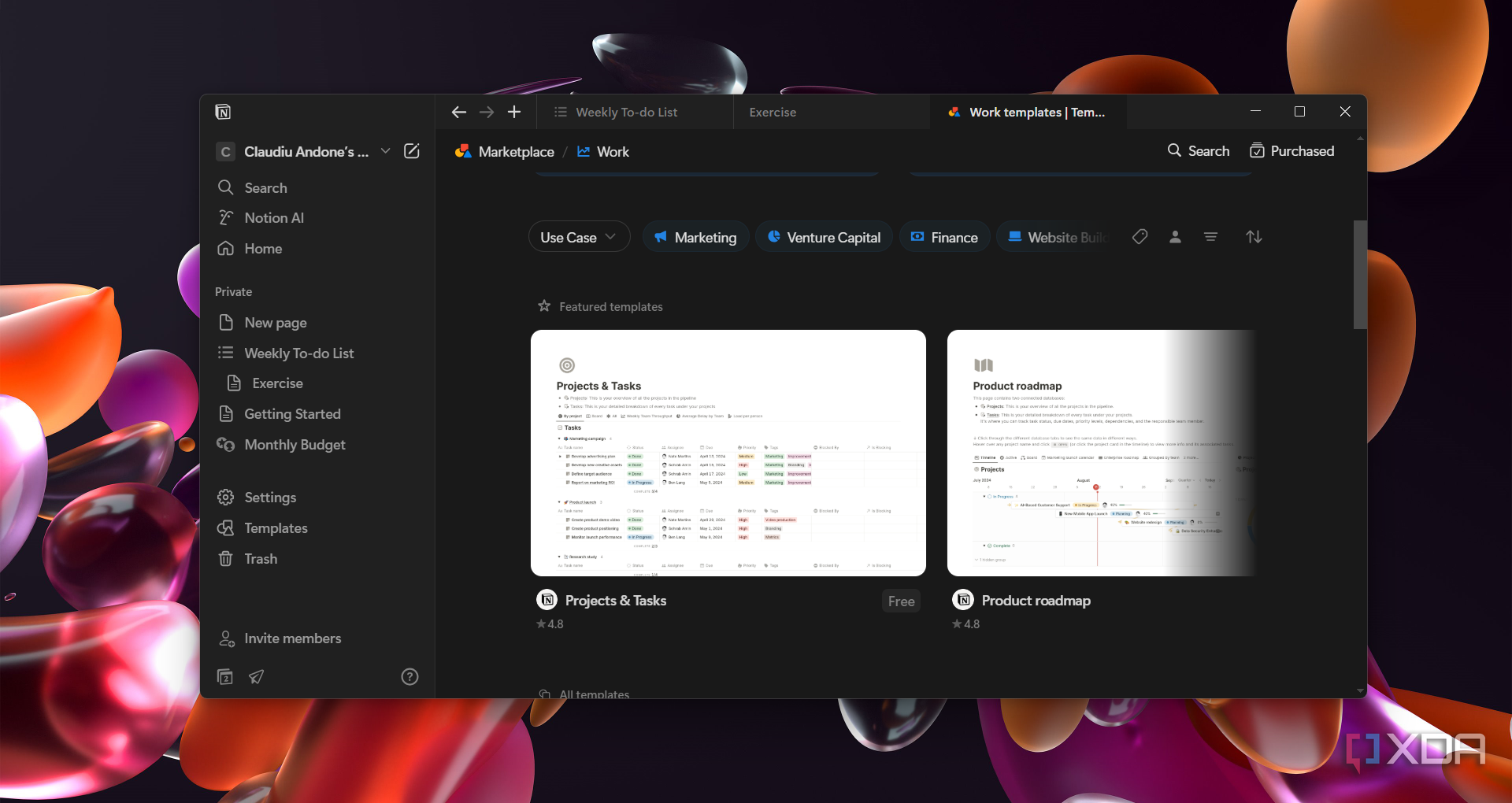 Notion-work-templates