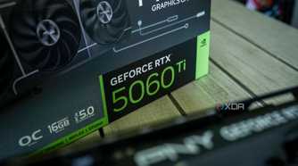Box for Nvidia's RTX 5060 Ti.