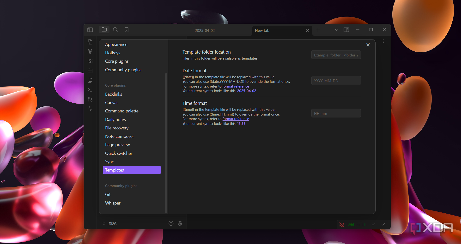 Obsidian-date-and-time-templates
