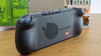 Angled rear view of the OneXFly F1 Pro