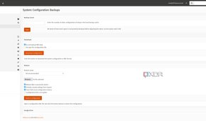 Backing up OPNsense configs